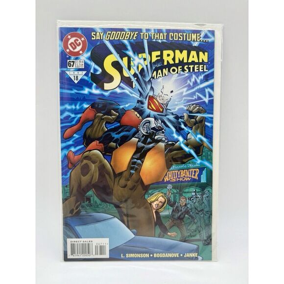 Superman The‎ Man Of Steel No. 67 DC Comics May 1997 Bagged & Boarded - Picture 1 of 1
